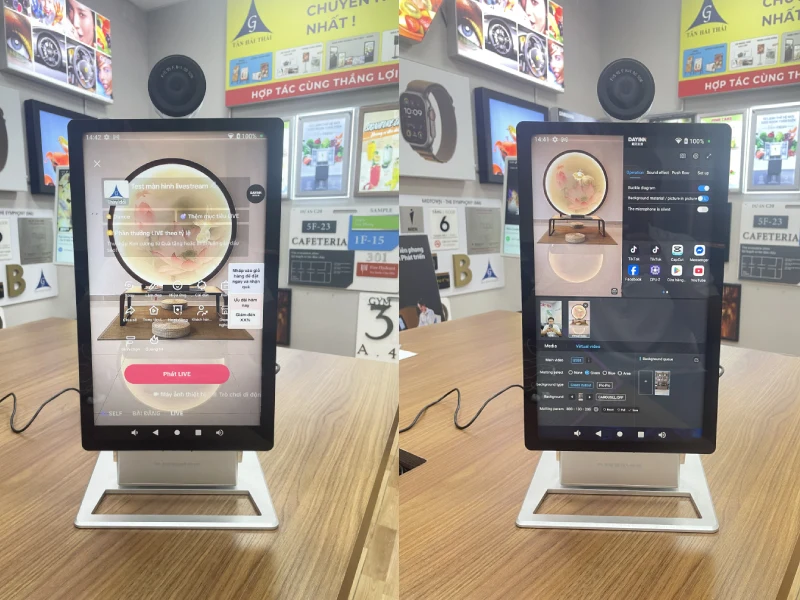 Màn Hình Livestream Để Bàn 16"